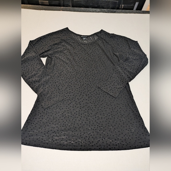 Torrid Gray Long Sleeve Boxy Tunic EUC SIZE 1 - Picture 1 of 9